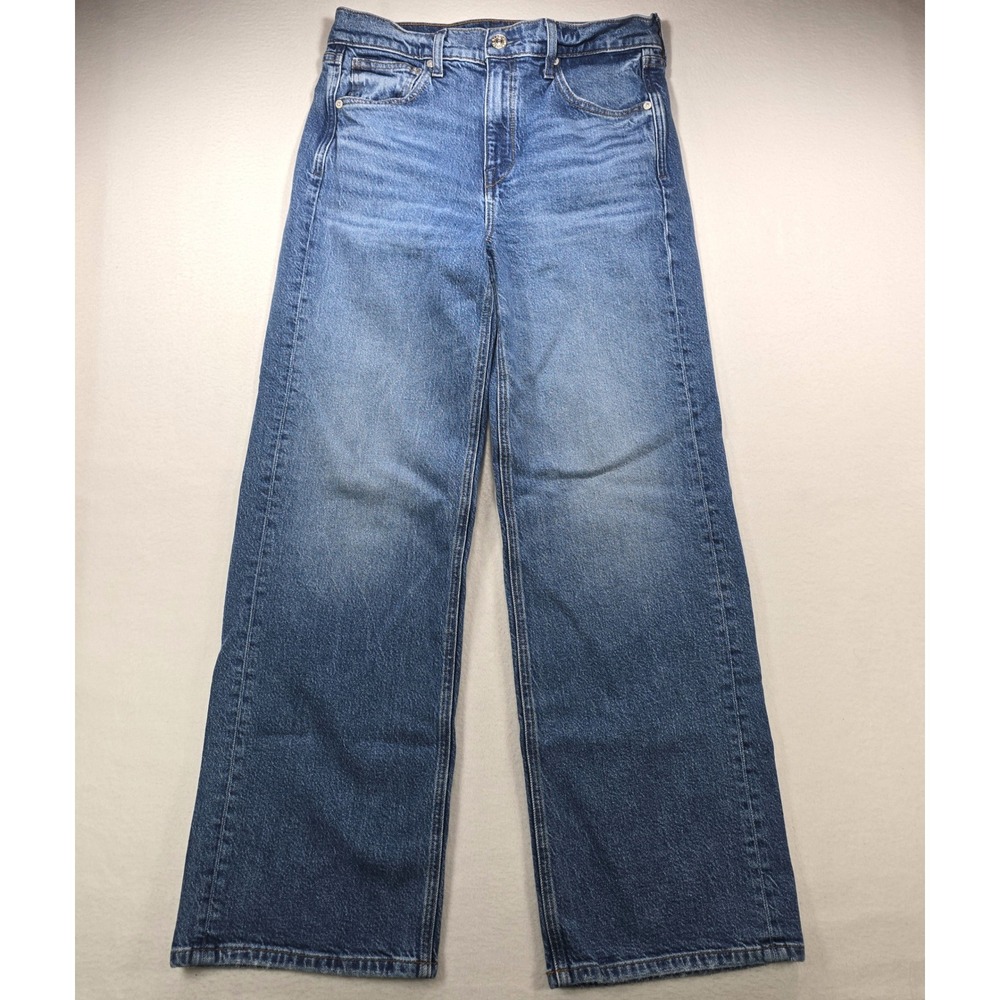 AYR The Secret Sauce Wide Leg High Rise Jeans Medium Wash Blue Size 29S